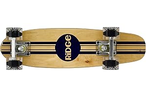 RIDGE SKATEBOARDS Ridge Maple Mini Retro Cruiser Skateboard Complet Mixte
