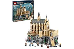 Lego Harry Potter Castillo de Hogwarts: Gran Comedor de la Escuela de Magos de Juguete, 11 Minifiguras Incluidas Hermione Granger y Ron Weasley, Regalo para Niños y Niñas de 10 Años o Mas 76435