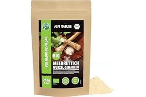 Alpi Nature Organic Horseradish Ground 250g 8.8 oz, Ground Horse Radish Root Powder, Gluten Free