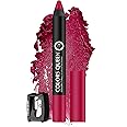 Colors Queen Color It All Lip Crayon Lipstick with Sharpener | Creamy Matte Finish | Smudge Proof & Waterproof | Long Lasting Crayon Lipstick for Women Last Upto 18 Hours (Plum Pick,3.5g)