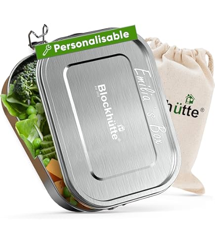 Blockhütte Roestvrijstalen warmhoudcontainer Essen To Go I 730 ml I lekvrije thermoskan voor eten - thermodozen om warm te houden met lepel - warmtecontainer, thermocontainer eten - donkergroen Blockhütte Roestvrijstalen warmhoudcontainer Essen To Go I 730 ml I lekvrije thermoskan voor eten - thermodozen om warm te houden met lepel - warmtecontainer, thermocontainer eten - donkergroen