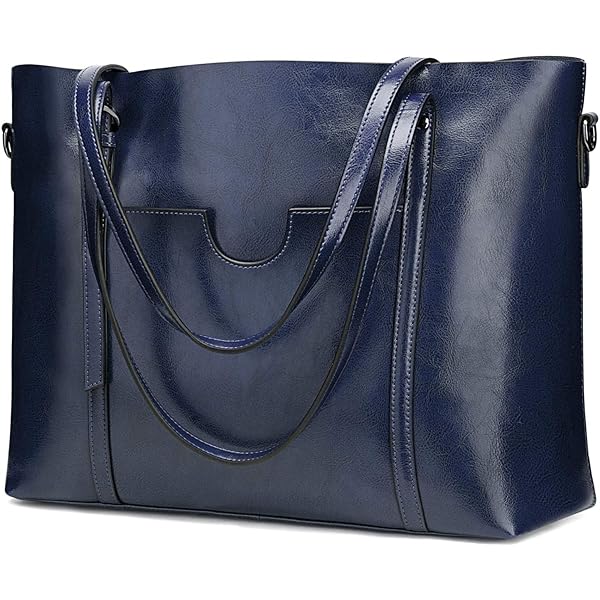 Sac Fourre-tout En Cuir Véritable Kattee - Vintage, Poignées Supérieures - Pour Femme