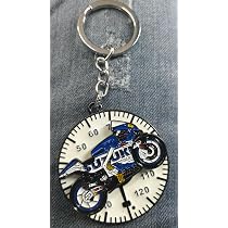 MIK SPORTS BIKE PREMIUM METAL 360 DEGREE ROTATE KEY CHAIN (BLUE