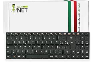 NEW NET NewNet Keyboards - Tastiera Italiana Compatibile con Lenovo IdeaPad b50-10 100-15 100-15iby 100-15ib PK131ER1A10 9Z.NCLSN.00U V153302AK1 NSK-BR00I NSK-BR0SN PK131ER1A11 (con Frame)