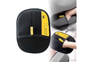 GENERIC Pet Hair Removal Glove, Pet Double-Sided Grooming & Hair Removal Gloves, Anti-Static Pet Deshedding Mitt for Cats & Dogs, Reusable Electrostatic Pets Fur Remover for Furniture, Carpets & Sofas (E)