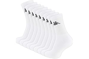 Kappa 6-9 oder 12 Paar Original Tennissocken, Sportsocken in weiss