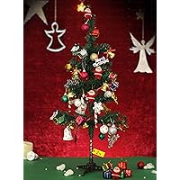 TIED RIBBONS Christmas Tree for Table Home Office Decoration (2 Feet) with 54 Ornaments Tree Decoration Props - Xmas…