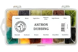 Kingfisher Fly Fishing Antron Fliegenbinden Dubbing Dispenser