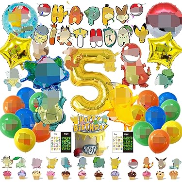 Décoration Anniversaire Mario Kit Décoration Anniversaire Enfant 8 Ans | Ballons, Banderole Et Autocollants - Thème Anime Kit Fête Ballons Banderole 8 Ans