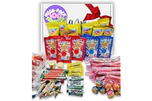 ‎IAMI Mega Pack Süßigkeiten Mix: für Geburtstage, Weihnachten, Halloween, Pinatas, Kinderpartys – 100 Einheiten – Sortiment, Gummibärchen, Bonbons. [IAMI]