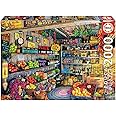 Educa Borrás 17128 Animated and Comic Drawings Educa Borras The Farmers Market 2000 Piece Jigsaw Puzzle, Multi
