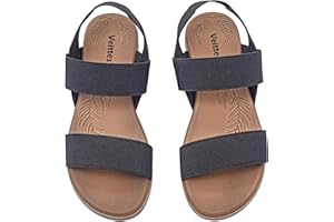 Veittes Sandalias planas para mujer - Moda Slip On Trenzado Puntera Tanga Tiras Primavera Verano Zapatos.