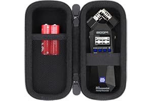 co2CREA Hard Storage Carry Travel Case for Zoom H1essential 32-Bit Handy Recorder(Case Only,Without Recorder)