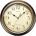 Plumeet Small Retro Wall Clock, 10'' Non Ticking Classic Silent Clocks ...