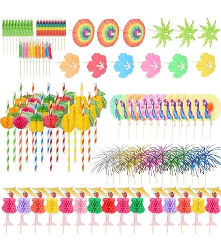 80pcs Cocktail Accessories For Drinks, Cocktail Ubrellas,Cocktail