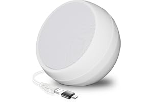 ADELGO Altavoz de PC USB, Mini Altavoces para PC, portátil, Altavoz con Sonido Fuerte para Ordenador, portátil, Escritorio, Tableta, Plug and Play