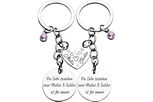 Rebundex 2 Stück Mutter Tochter Geschenk Weihnachtsgeschenke Für Mama Geschenke Mama Muttertag Geschenk Für Mama Von Tochter Mama Mutter Muttertagsgeschenke für Mama