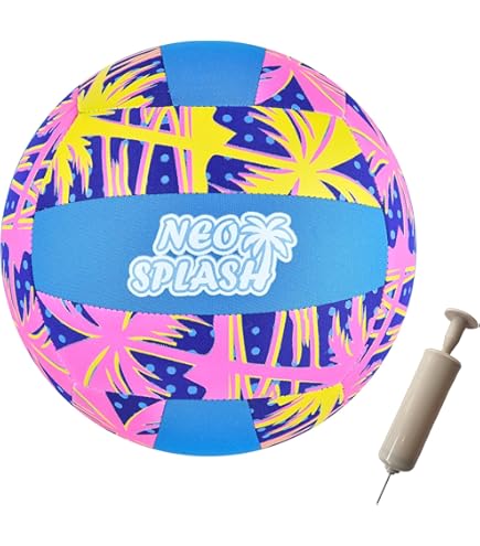 SUMMER GAMES Neopren-Volleyball Mini - 15 Cm Wasserfester Poolball