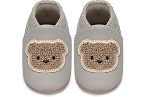 IceUnicorn Krabbelschuhe Baby Lauflernschuhe Jungen Weiche Leder Babyschuhe Kleinkind Lederschuhe mädchen Babyhausschuhe