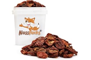NUSSFUCHS Getrocknete Tomaten 3kg im Eimer - leicht gesalzen ganz getrocknet Tomaten - 100% sonnengetrocknet naturbelassen ungeschwefelt vegan hoch aromatisch ohne Geschmacksverstärker - (3kg)