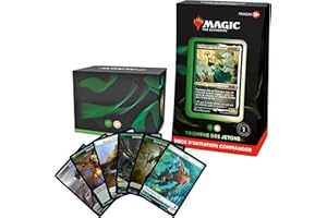 MAGIC THE GATHERING Deck d'initiation Commander Magic: The Gathering – Triomphe des jetons (vert-blanc) (Version Française)