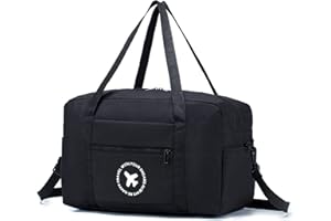 SUCIKORIO® Bagage Cabine 40x25x20cm Ryanair Taille Maximale, Sac de Voyage 20L Pliable Sac Weekend Rangement Grande Sacs de Voyage pour Homme et Femme, 1 Pièce