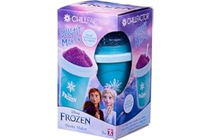 ChillFactor 08157 Disney Frozen Elsa-Reusable, Homemade Squeeze Cup slushy Maker Kitchen Toys, Blue