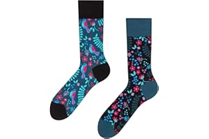 Dedoles Chaussettes Unisexe Homme Femme & Enfants beaucoup designs amusants Football Pizza Avocat Pompier Grenouille Plantes Cadeau gauche droite différent