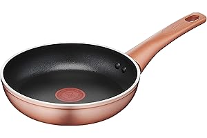 Lagostina Ramata Padella Antiaderente in Alluminio Ø 20 cm con Esterno Effetto Rame, Pentola Gas e Forno, Rivestimento Titanium Easy, Manico Ergonomico in Bakelite