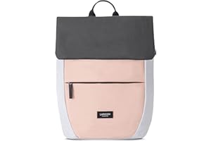 LARKSON Mochila Mujer Pequeña - RONJA - Mochila Moderna y hecha de Botellas de PET recicladas para la Universidad, el Ocio o el Trabajo - Repelente al Agua y Compartimento para Portátil