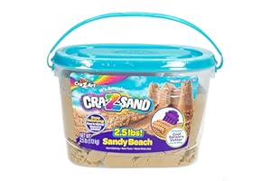 ColorBaby CRA-Z-Art 47166 Sable malléable pour enfants, 1 100 g, comprend 1 moule et 1 cube avec poignée, kit pour faire des formes, pâte à modeler magique, jeux de pâte à modeler 4 ans