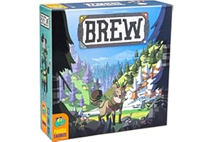 PANDASAURUS GAMES Pandasaurus - Brew - Urocza angielska gra planszowa - Gra strategiczna -Wiek 14+ - Dla 2-4 graczy - Język angielski