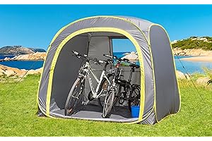 BERGER Avila | Tenda Universale - Attrezzi Doccia Spogliatoio Garage Bici con Zanzariera - Ripostiglio Portatile per Biciclette, Box e Camerino da Campeggio, Telo Copri Bicicletta, Tenda Popup
