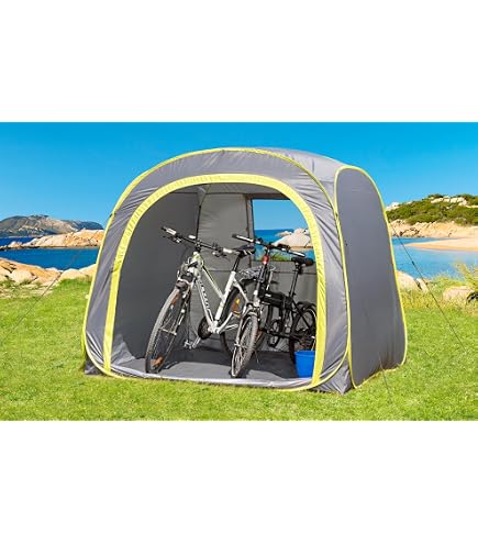 fahrrad wurfzelt YSMSMZJK Fahrradgarage Kann Gespleißt Werden Fahrradzelt mit Doppeltüren für 2-5 Fahrräder Geräteschuppen Klein Motorrad Garage Winterfest,Black Sport & Freizeit Accessory size:S: 18.9–21.2 in During the Top Gear d)   über 190cm