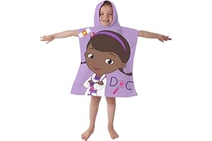 Disney Official Doc Mcstuffins Poncho Hooded Towel