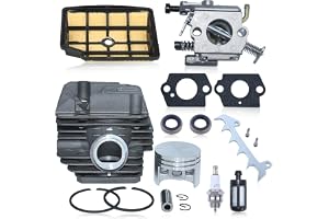 Gubeter 40 mm cylinderförgasarkit, för Stihl Ms200, Ms200T, 020T motorsåg, 1129 020 1201, 11290201202