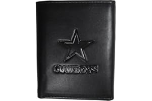 Siskiyou Sports Embossed Leather Tri-fold Wallet