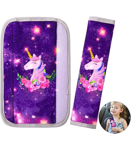 Beinou Cuscino Auto Bambini Supporto Testa Auto Copri Cintura Di