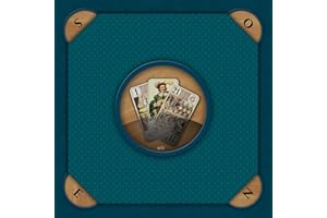 MTJ® - Tapis Tarot Prestige 3 Bouts - Matière Jersey Néoprène - Fabrication Française (Bleu, 60x60 cm)