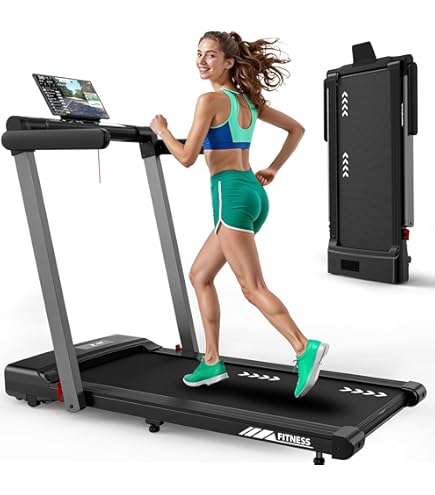 UREVO Klappbares Laufband 2.5HP - Mit 9% Neigung & Unter-Schreibtisch-Modus