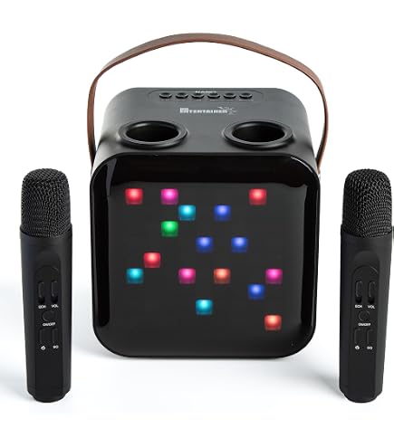 Micro Enregistreur MP3 Microphone Karaoké Sans Fil 4 En 1 Avec Haut
