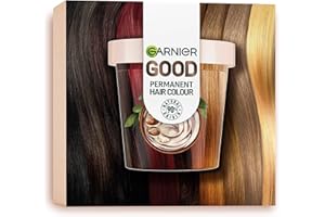 GARNIER GOOD Coloración Permanente Kit de Recarga, Color Brillante, 100% Cobertura de Canas, Color Duradero 8 Semanas, 90% Origen Natural, Sin Amoniaco, Vegano, Cruelty Free, 5.0 Castaño café