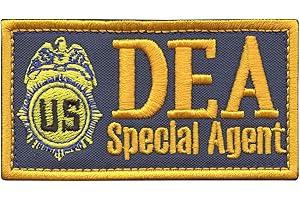2AFTER1 US DEA Special Agent Federal Touch Fastener Patch Drug Enforcement Marshal Dept Justice