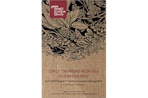MAGIC GARDEN SEEDS Chile Picoso 'Trinidad Scorpion Red' (Capsicum chinense) - aprox. 10 semillas