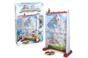 Wspinaczka piekielna, gra wspinaczkowa, dla 2 graczy, 4 alpinistów, jedno koło i góra do wspinaczki, zabawka dla dzieci od 3 lat, GIOCHI PREZIOSI, 8916