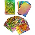 SHAKTISM Poke Collectible Card Game Trading Card Game Water Proof Booster Pack Set, V Series, Vmax GX Rare, Gold Foil, Collectible Foil Cards (Rainbow 10Pc)
