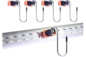 INDUSTRIE PLANET 4 x Pions à crochet aéro Crochet d’arrimage Pion avec crochet pour rail d'arrimage aéronautique