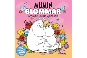 Mumin Blommor : Mysig och gullig Cozy Coloring målarbok