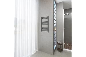 OCEAN ITALY S.R.L. Scaldasalviette radiatore da bagno moderno anthracite dimensioni 800X450 mm