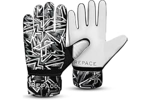 Trepace Goalkeeper Gloves for Boys Kids | Grip In Technology Kids Goalkeeper Gloves | Durable & Comfortable Goalie Gloves kids |Anti Slip Palm Protection Football Gloves